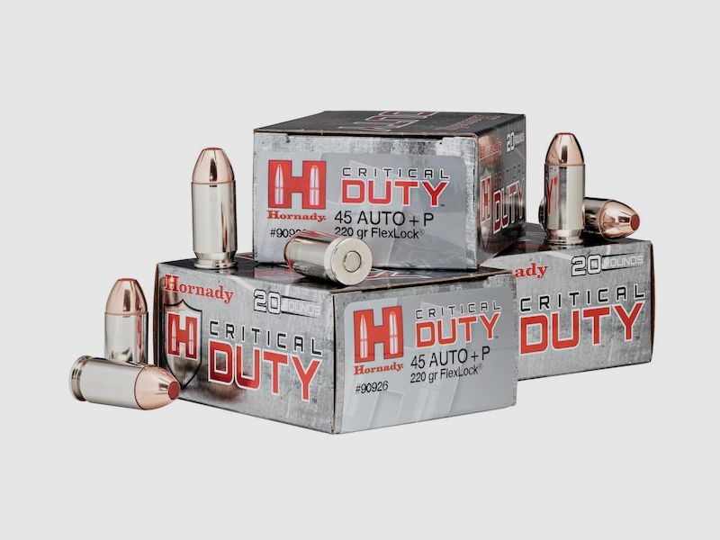 Hornady Critical Duty .45 ACP+P 220GR FlexLock 20 Patronen