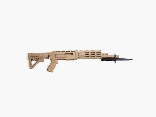 Archangel 556 Conversion Stock Ruger 10/22 - No Bayonet - Desert Tan Polymer