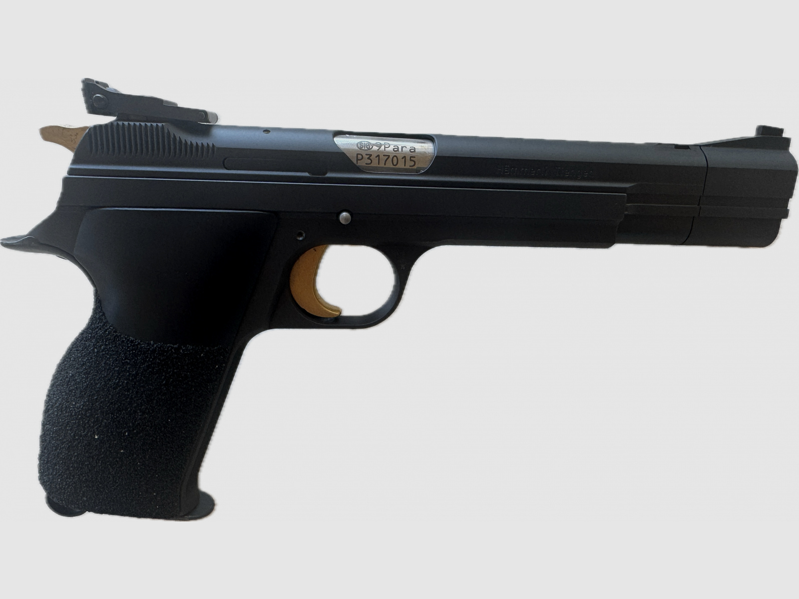 Präzisionspistole SIG P210-5 6″ Berty-Tuning, Kaliber 9 mm Luger