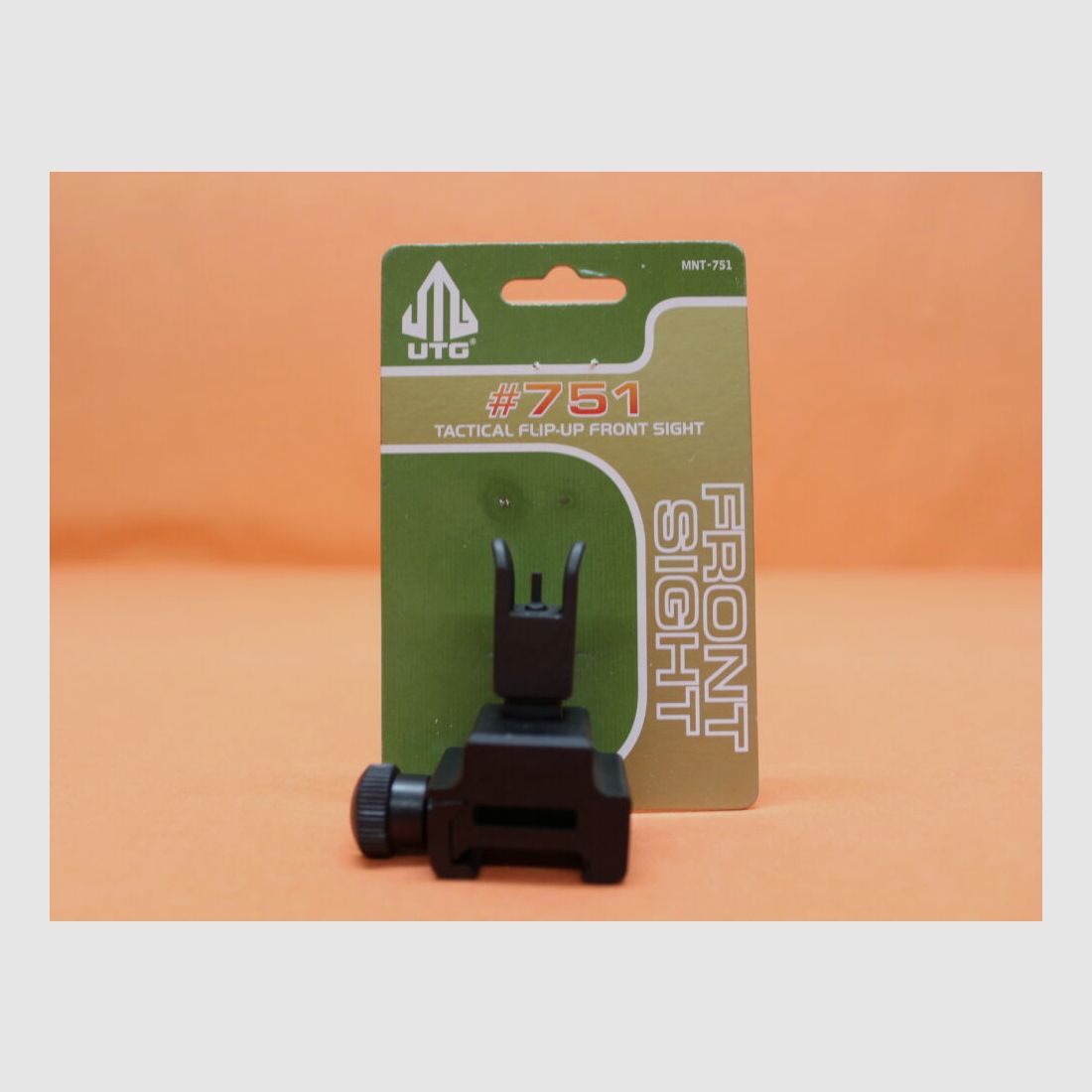 UTG - Leapers AR-15: Flip-Up Front Sight UTG (MNT-751) Gas Block Mount/ Klappkorn für Picatinnyprofil, Bild 1 von 5