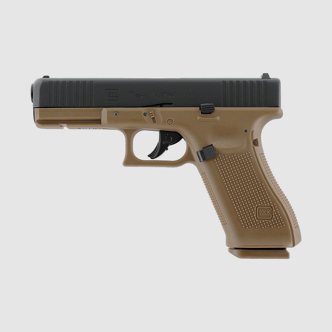 Glock 17 Gen5 Airsoft Co2 Pistole 6mm BB Coyote