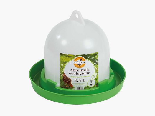 Drinkbak voor gevogelte groene lijn 3,5 l