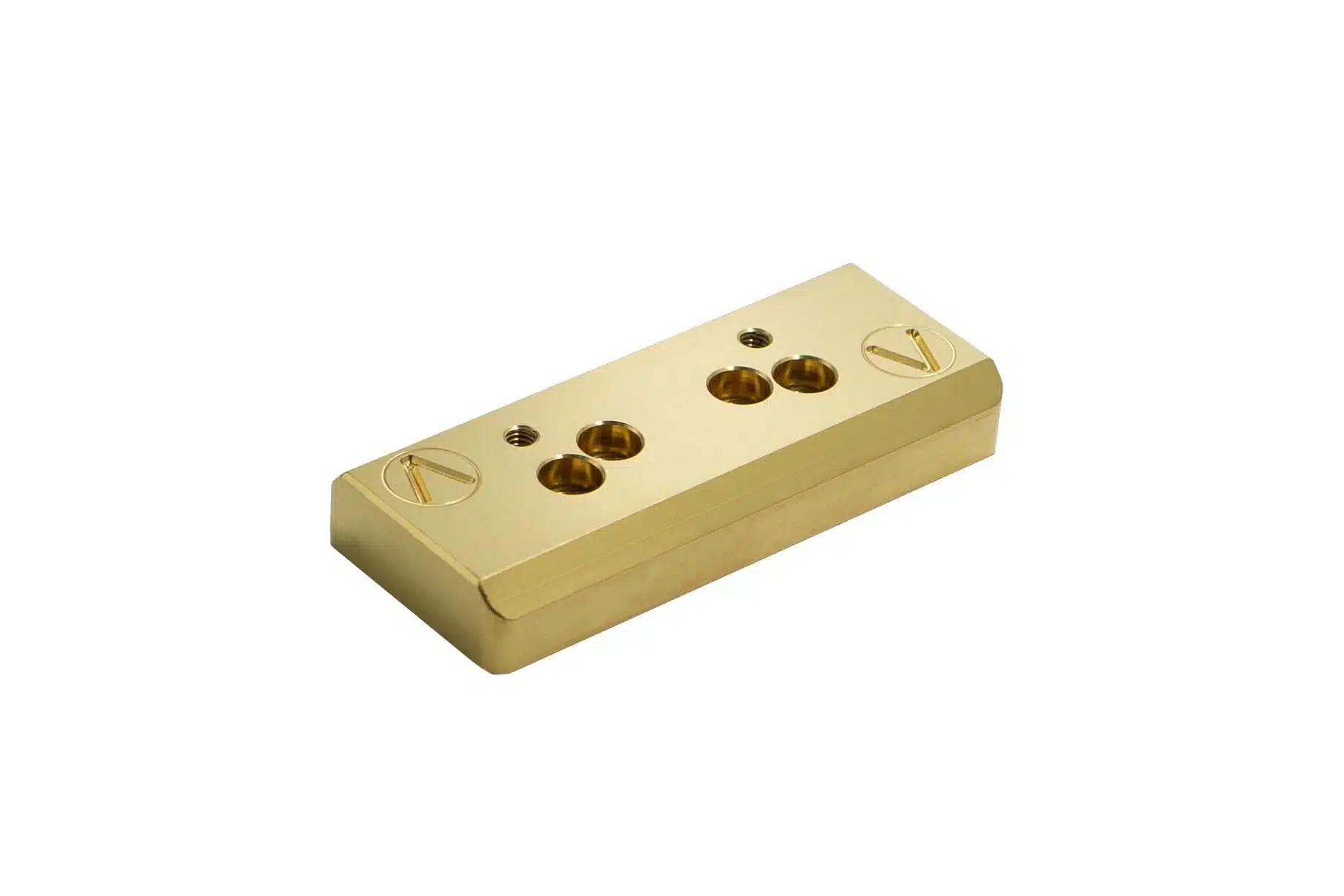 Vision – Modular M-Lok Weight Kit | Polished Brass