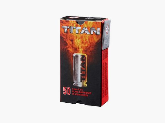 Titan Blank Cartridges 9mm PAK 50pcs.
