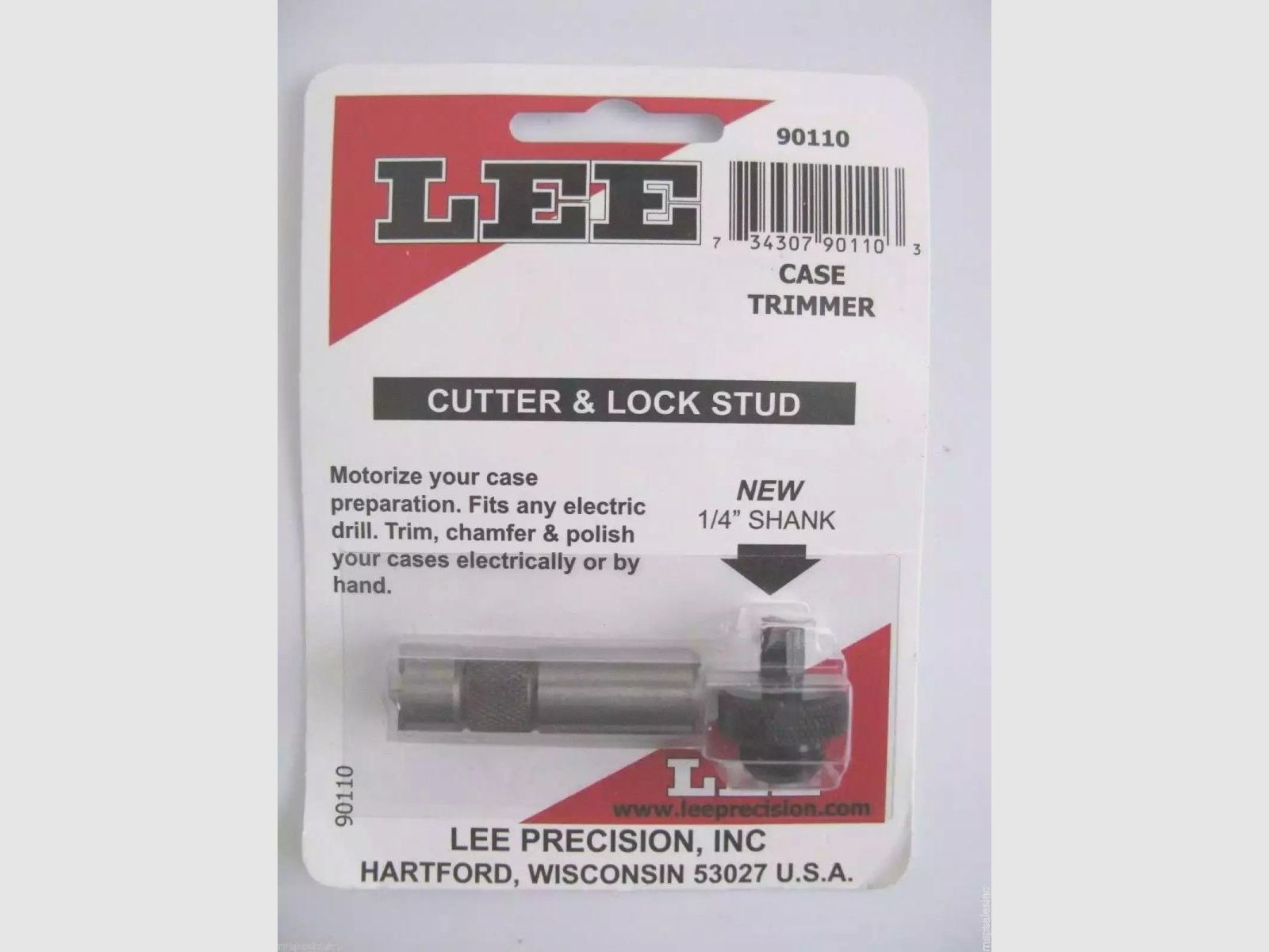 Lee case trimmer for electric drill