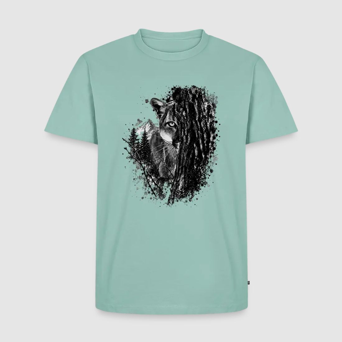 PUMA Men´s Premium T-Shirt „Lauernder Puma"