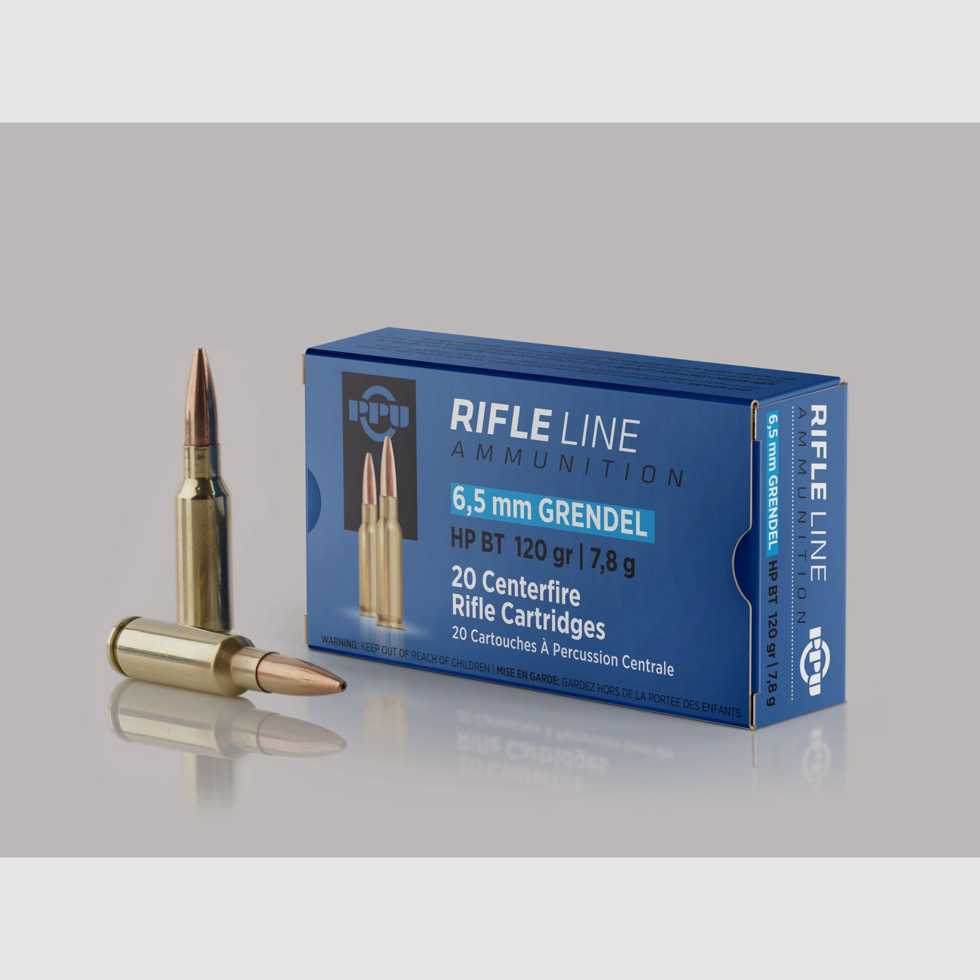 PPU 6.5 Grendel 120GR OTM 20 cartridges