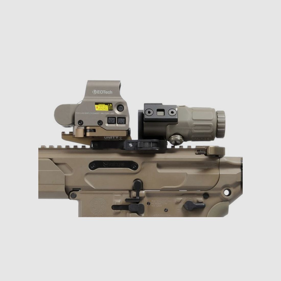 UNITY Tactical FAST Optic Riser Mount, 17mm TAN