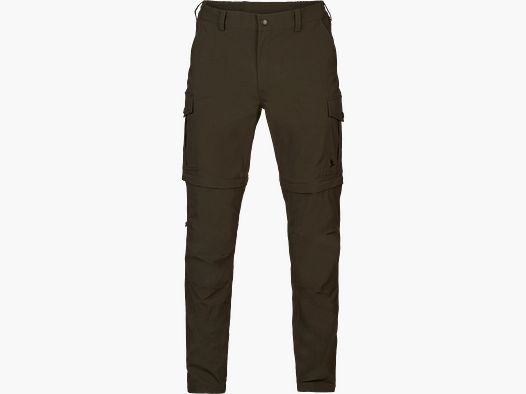 Seeland Birch Zip-Off Pantalones para Hombre Grizzly Brown, 33", 48