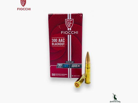 Fiocchi Munizioni Fmc cal. .300 BlackOut 147gr. art. 703009