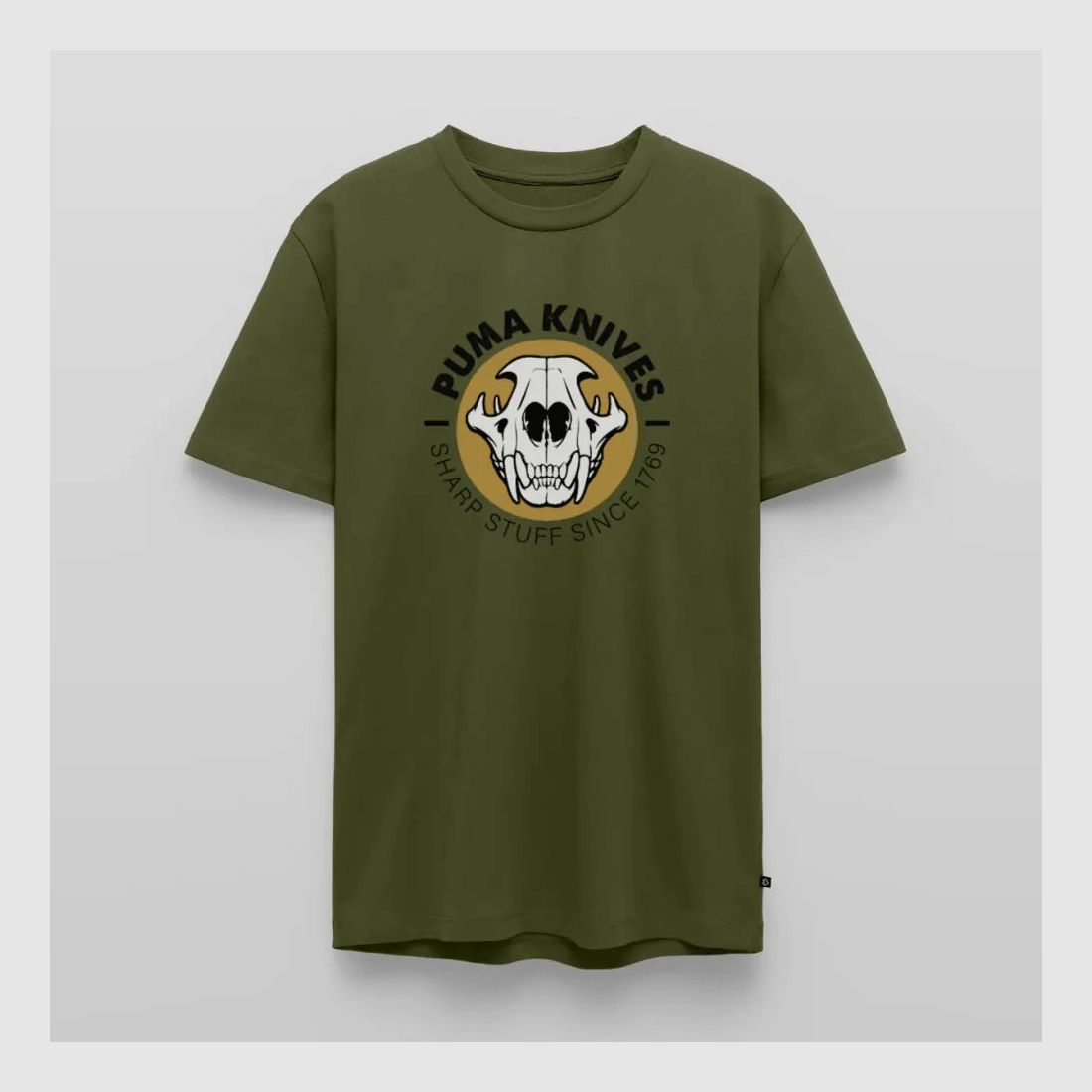 PUMA Men’s Premium T-Shirt "Skull Frontal Sharp Stuff"