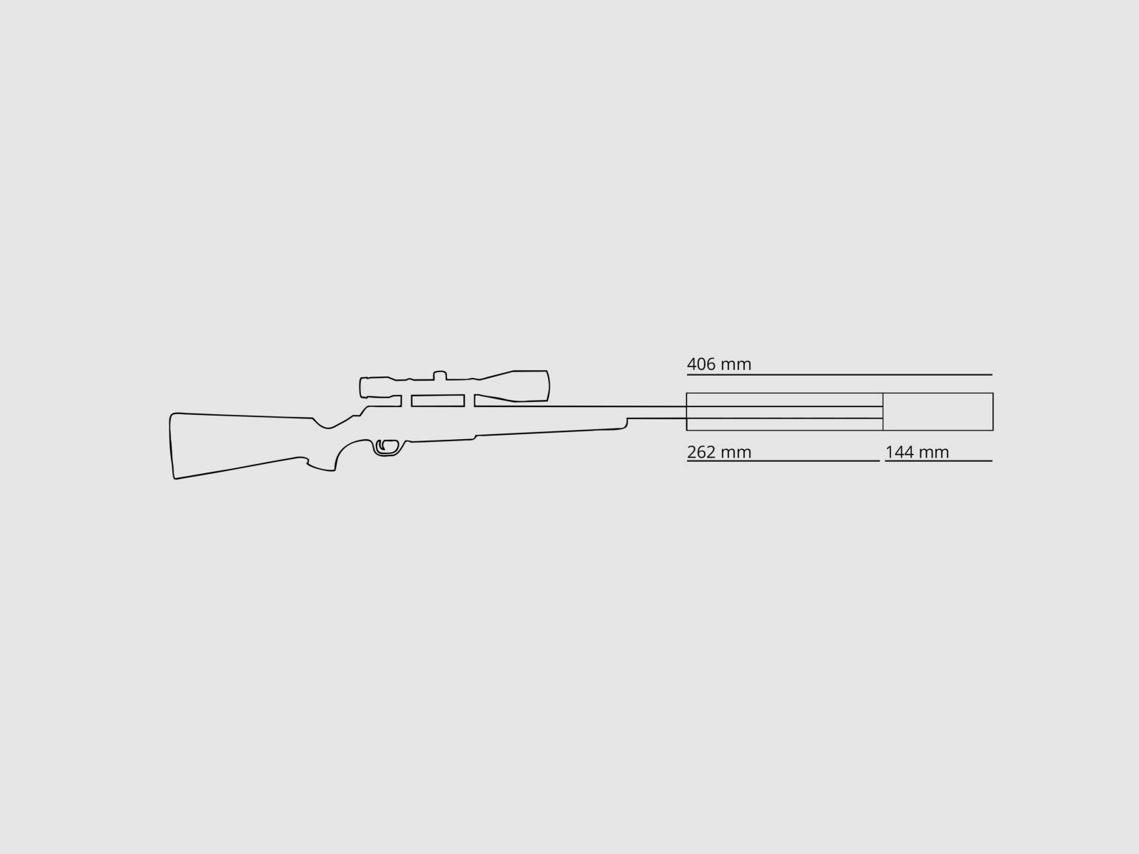 HAUSKEN Schalldämpfer Whisper WD 406 XTRM MKII