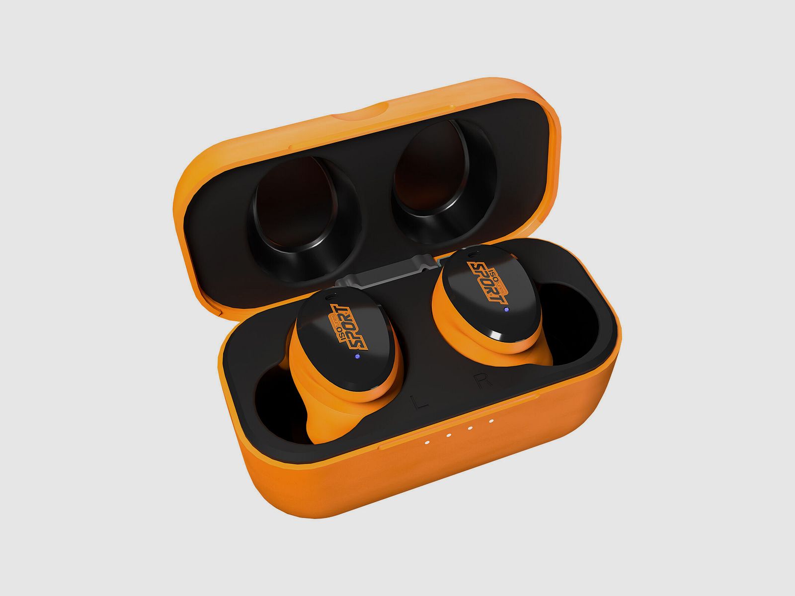 ISOtunes Caliber Gehörstöpsel elektronisch | orange - limitiere Edition