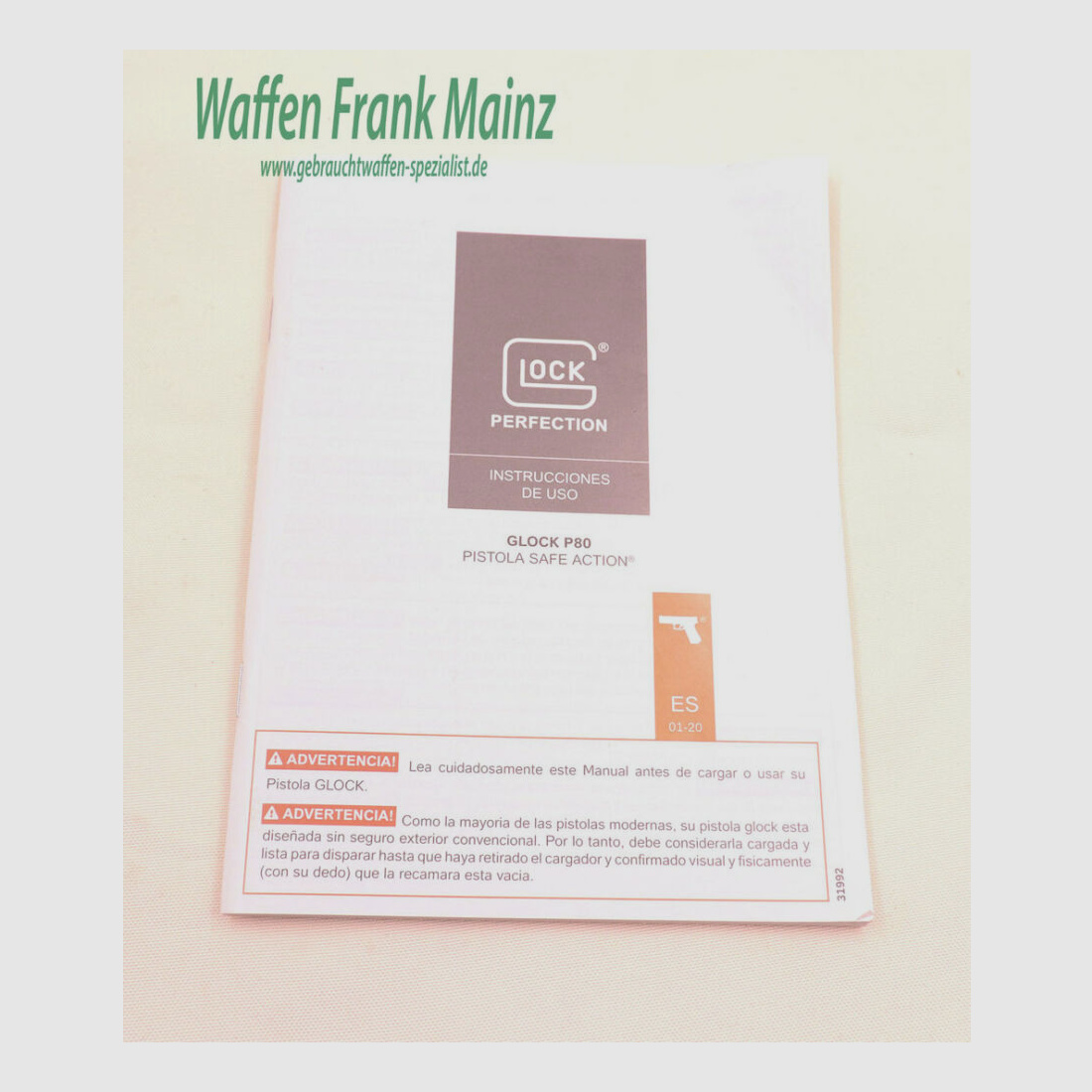 Glock - Austria Operating Instructions P 80