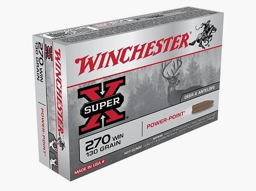 Winchester Power Point 270win 130gr Munition