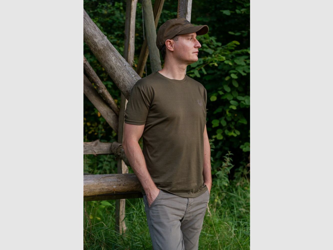 Ostermayer Jagd Merino T-Shirt Herren - 100% Merino
