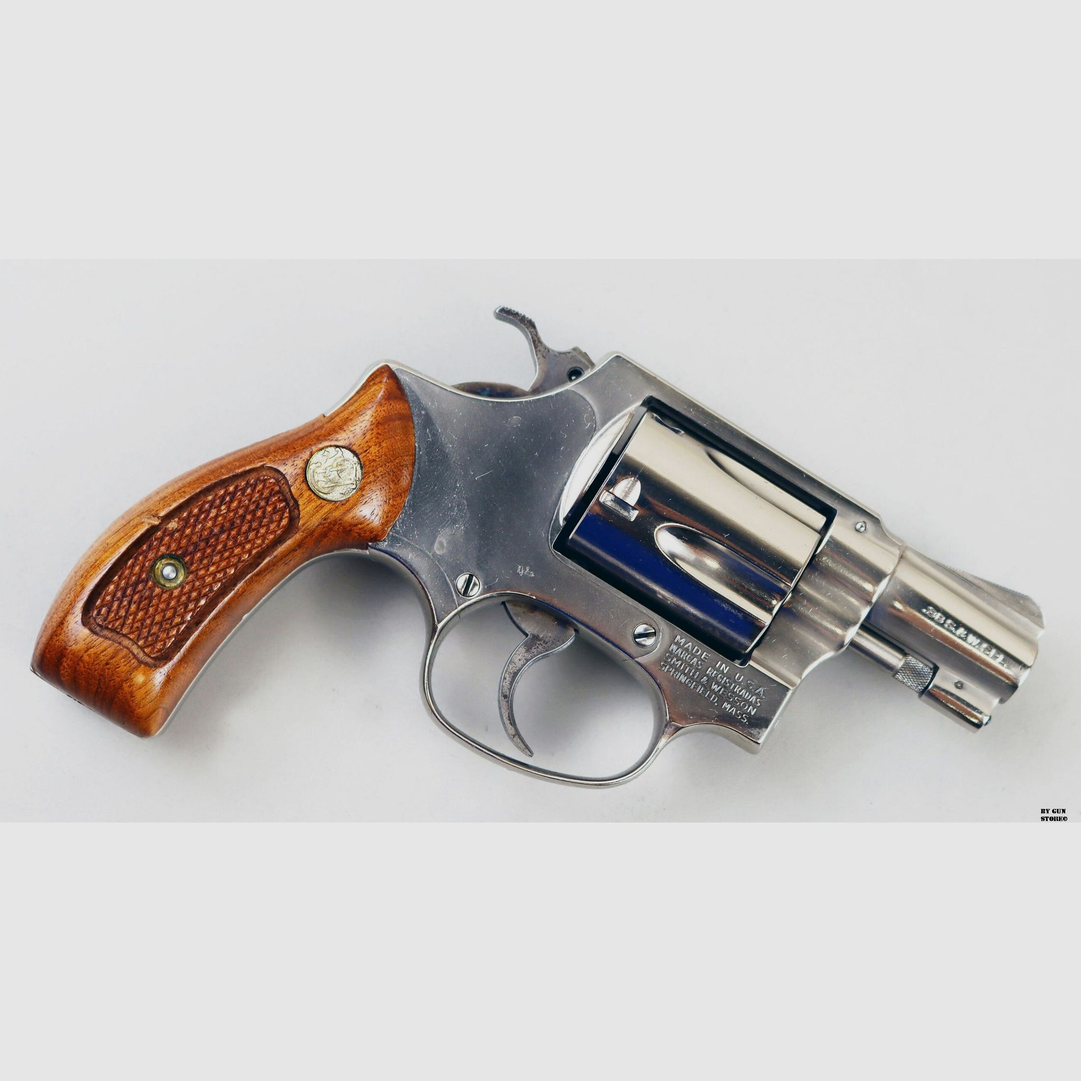 Revólver Smith & Wesson mod. 36 cal. 38 espec. matr. J684597, imagen 4 de 10