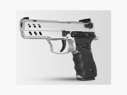 Tisas ZIGANA FC Pistole Kal. 9mm Para, white, 17 Schuss, 4" Lauf kompensiert