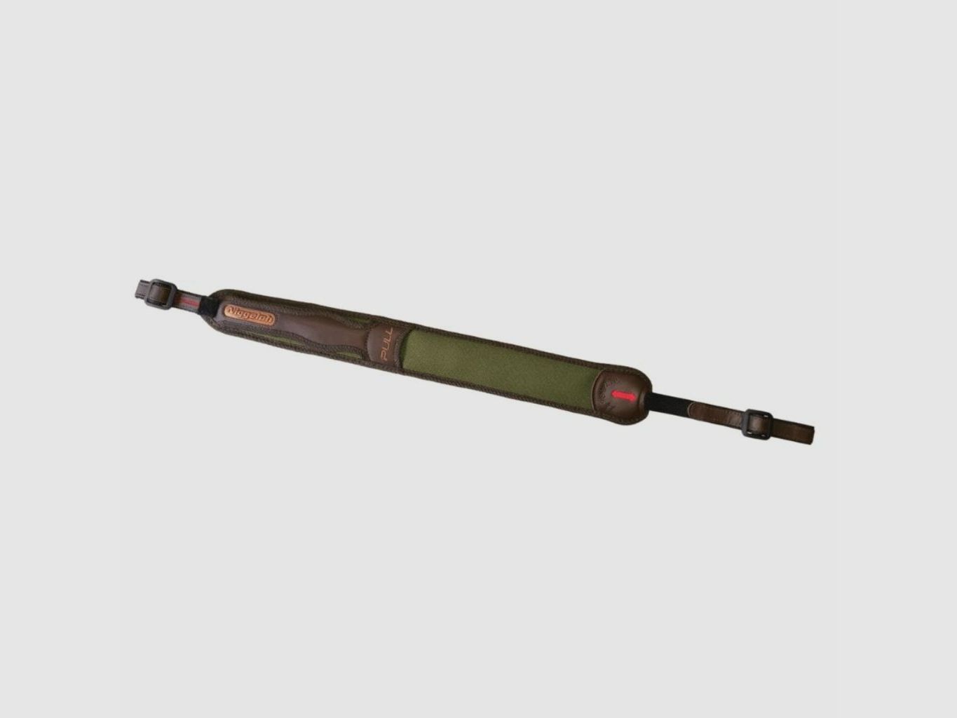 Sangle de fusil rétractable avec poignée stabilisatrice Niggeloh Automatic Pull (Marron, Néoprène), image 1 sur 2
