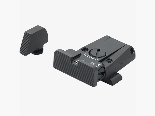 LPA Verstellbares Sight-Set für Glock 17-48 (incl.X-Modelle) Black
