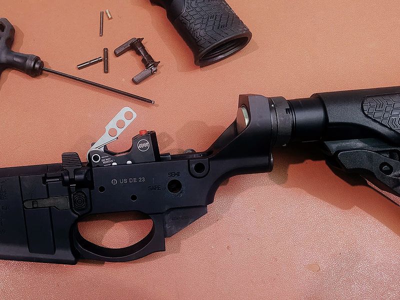 The workshop service - installation of triggers Glock Performance Trigger & Timney Alpha Trigger