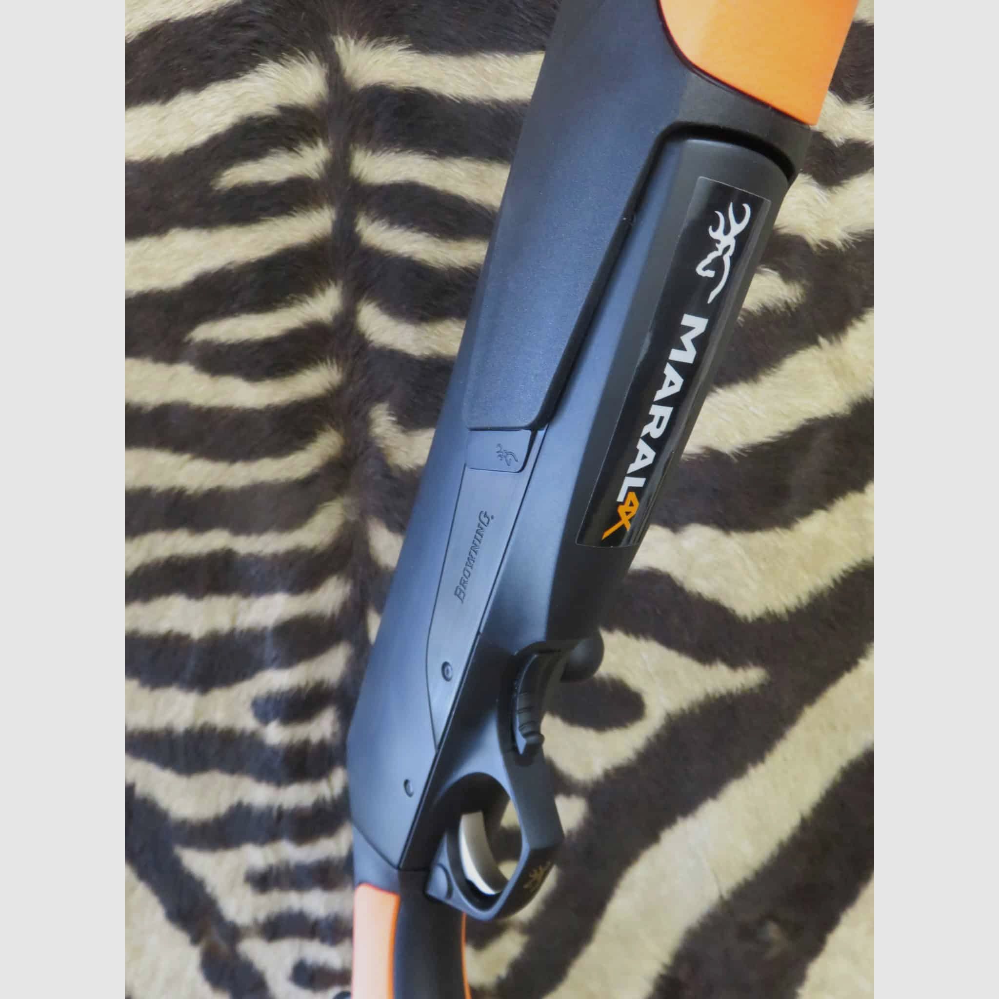 BROWNING Maral 4X GAUCHER Compo Hunter Schwarz-Orange Kal.300wm Lauf 61cm gewinde, Bild 6 von 10