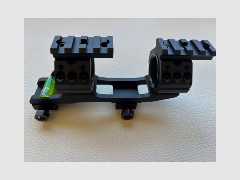 Tijdwise Blockmontage met libelle & hellingsmeter (30mm / 25,4mm) – NIEUW - Topprijs zonder OVP