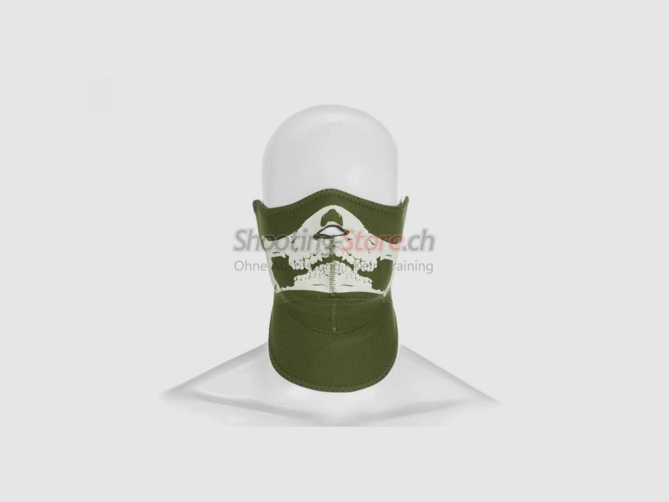 Invader Gear Death Head Neoprene Face Protector OD