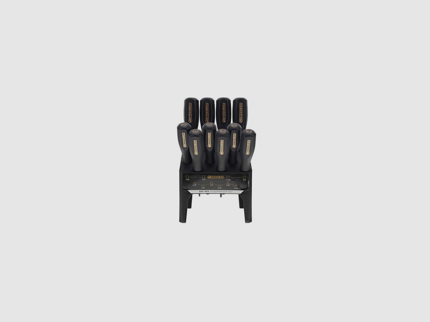 Wheeler Set 30 Sechskantschraubendreher SAE/Metrisch und Torx mit Werkbankhalter, Bild 8 von 15