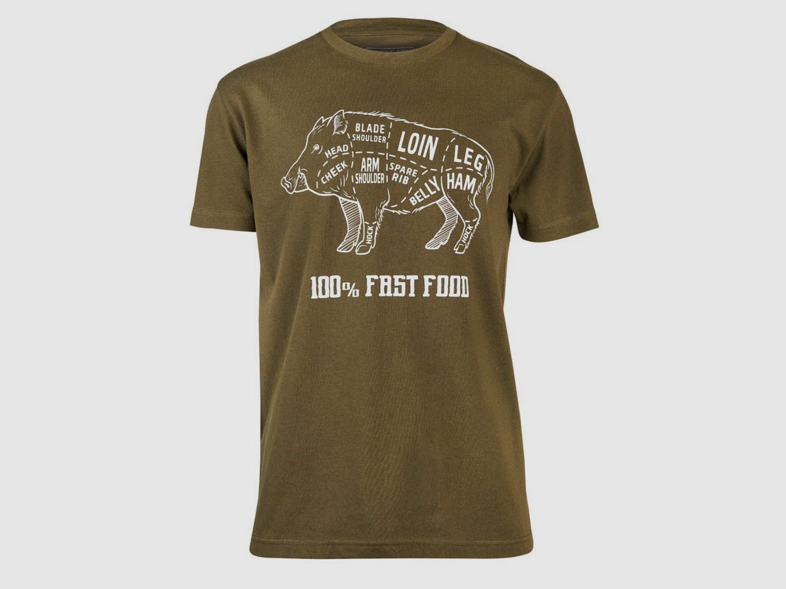 Bergara T-Shirt Wild Boar - Khaki - XL