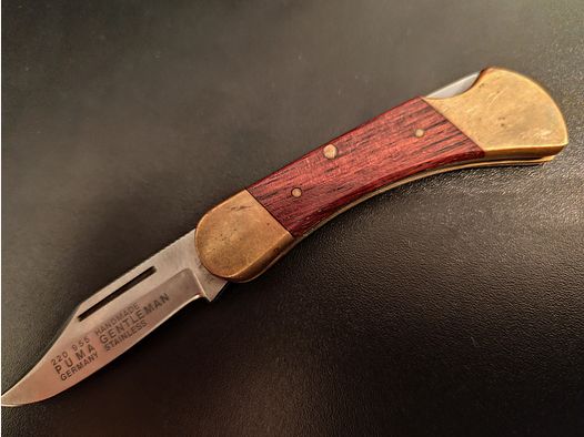Puma Gentleman Deutschland Edelstahl 220 955 Lockback Messer 22881