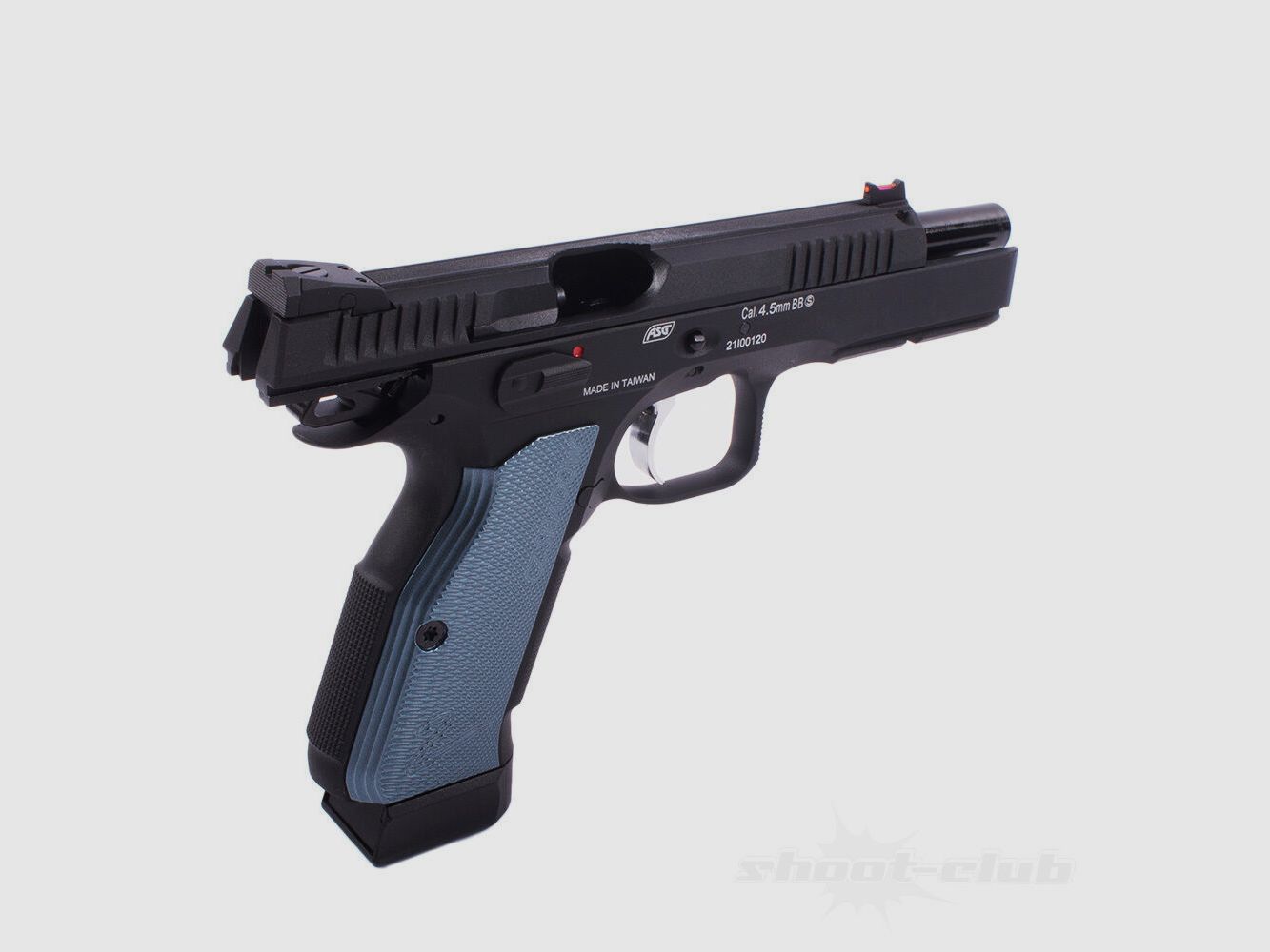 CZ Shadow 2 Co2 Pistolet GBB 4,5mm BB czarny niebieski