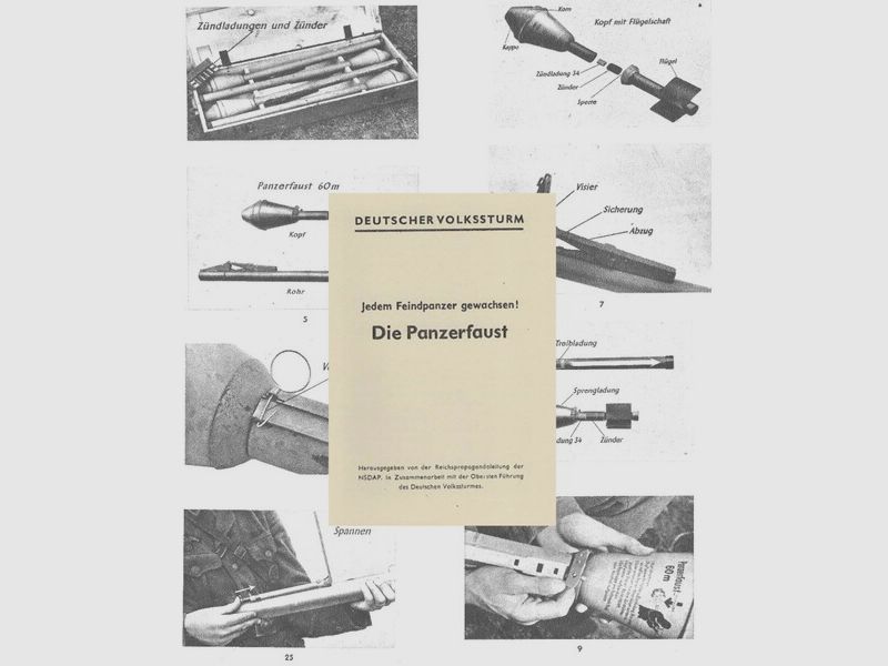 Nachdruck der Volkssturm-Dienstvorschrift für die Panzerfaust 30 und 60