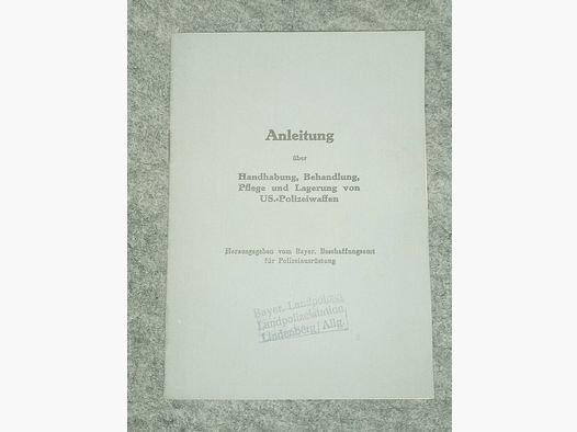 Polizeiwaffen US Besatzungzone Millitary&Police / 30M1 Carbine