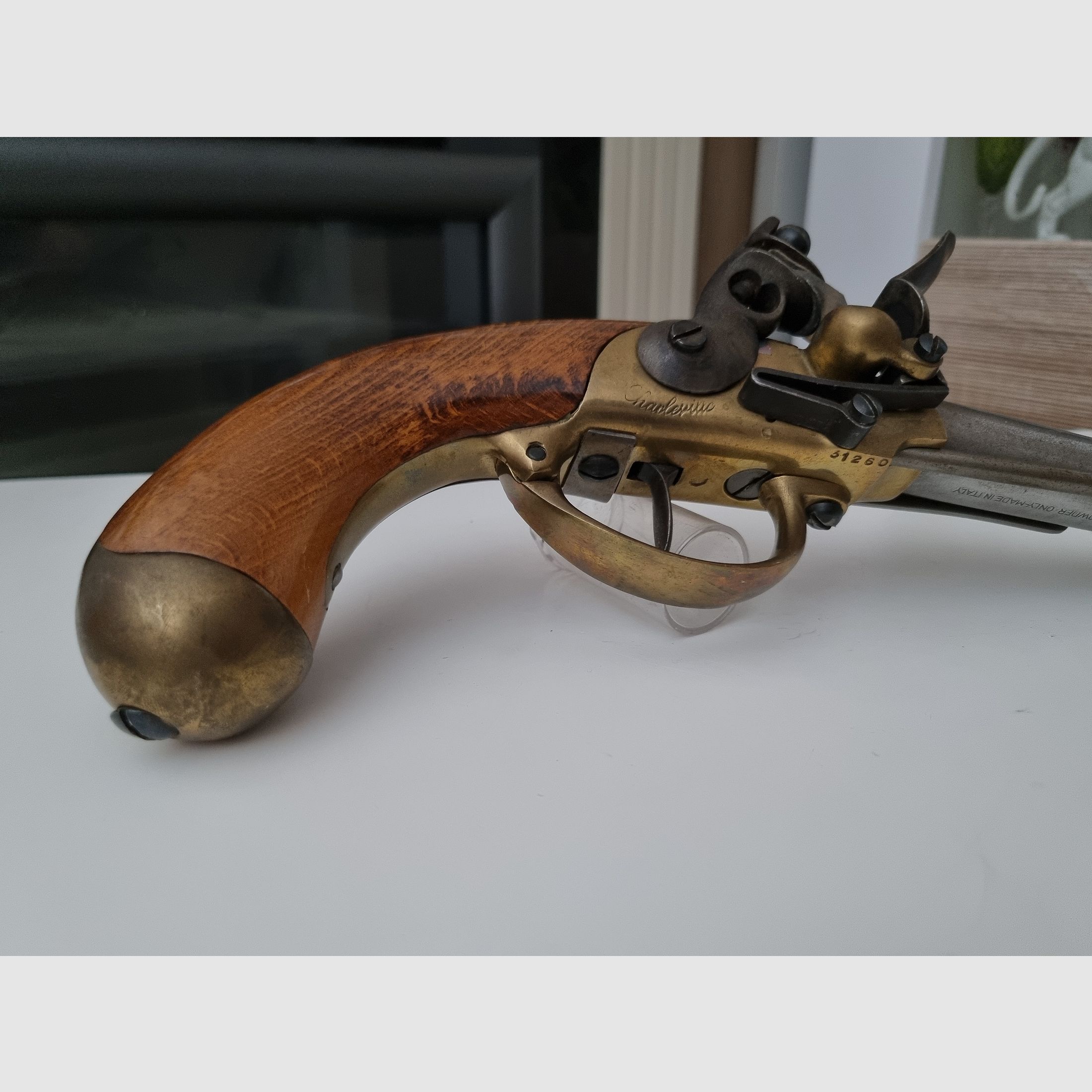 Armi San Marco Charleville 1777 Steinschlosspistole im Kaliber .69