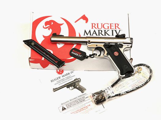 Ruger Mark IV Target Pistol roestvrij staal