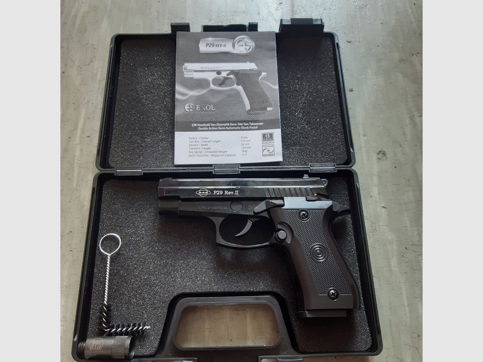 Verkaufe Gasdruckpistole Ekol P 29 Rev.ll