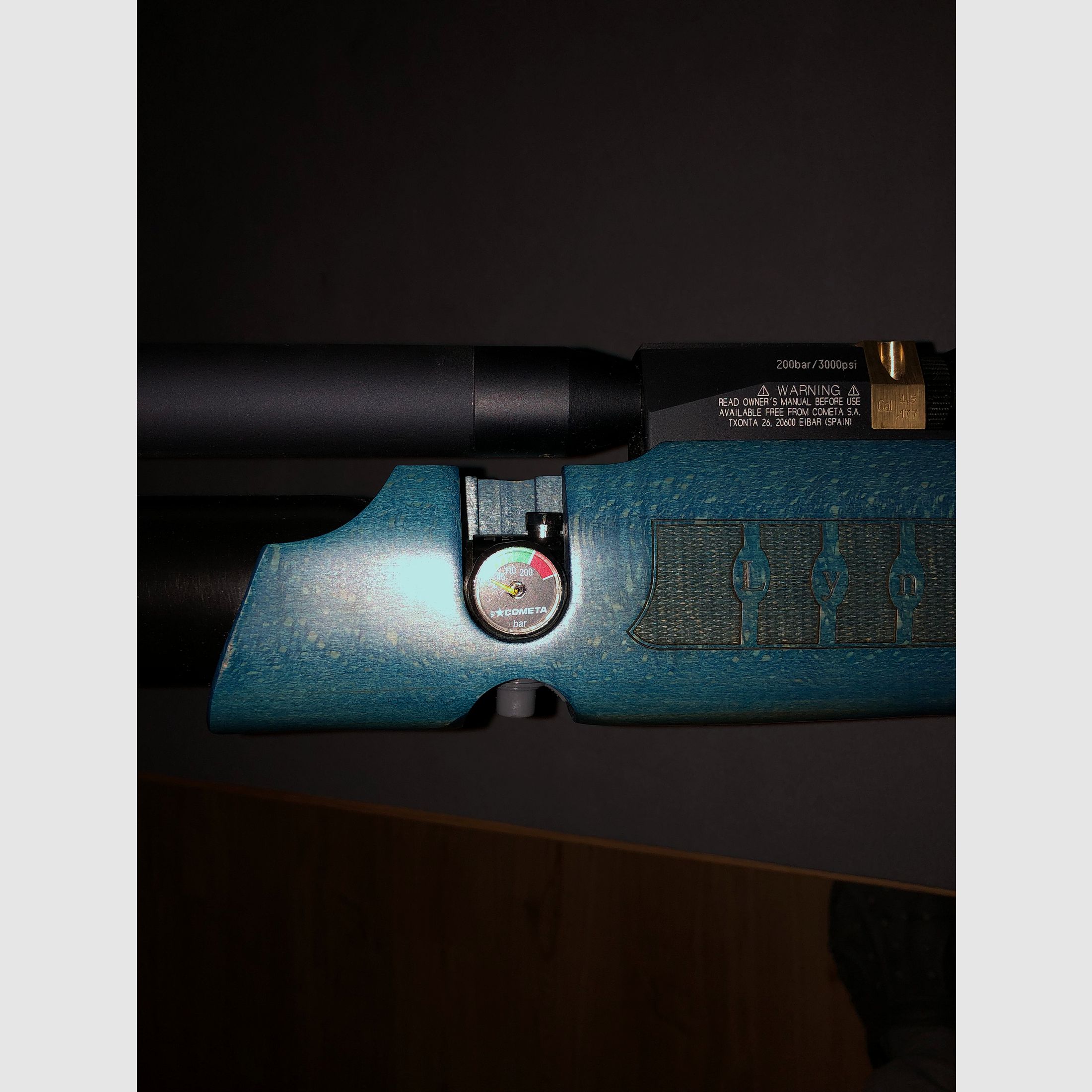 Pressluft Gewehr Cometa SWS Lynx V10 , MK2 / 7,5 Joule  inklusive 12 Schuss Magazin 