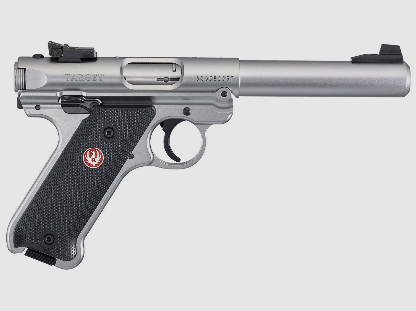 Pistolet RUGER Mark IV Target 5.5″ Inox. – 22 LR