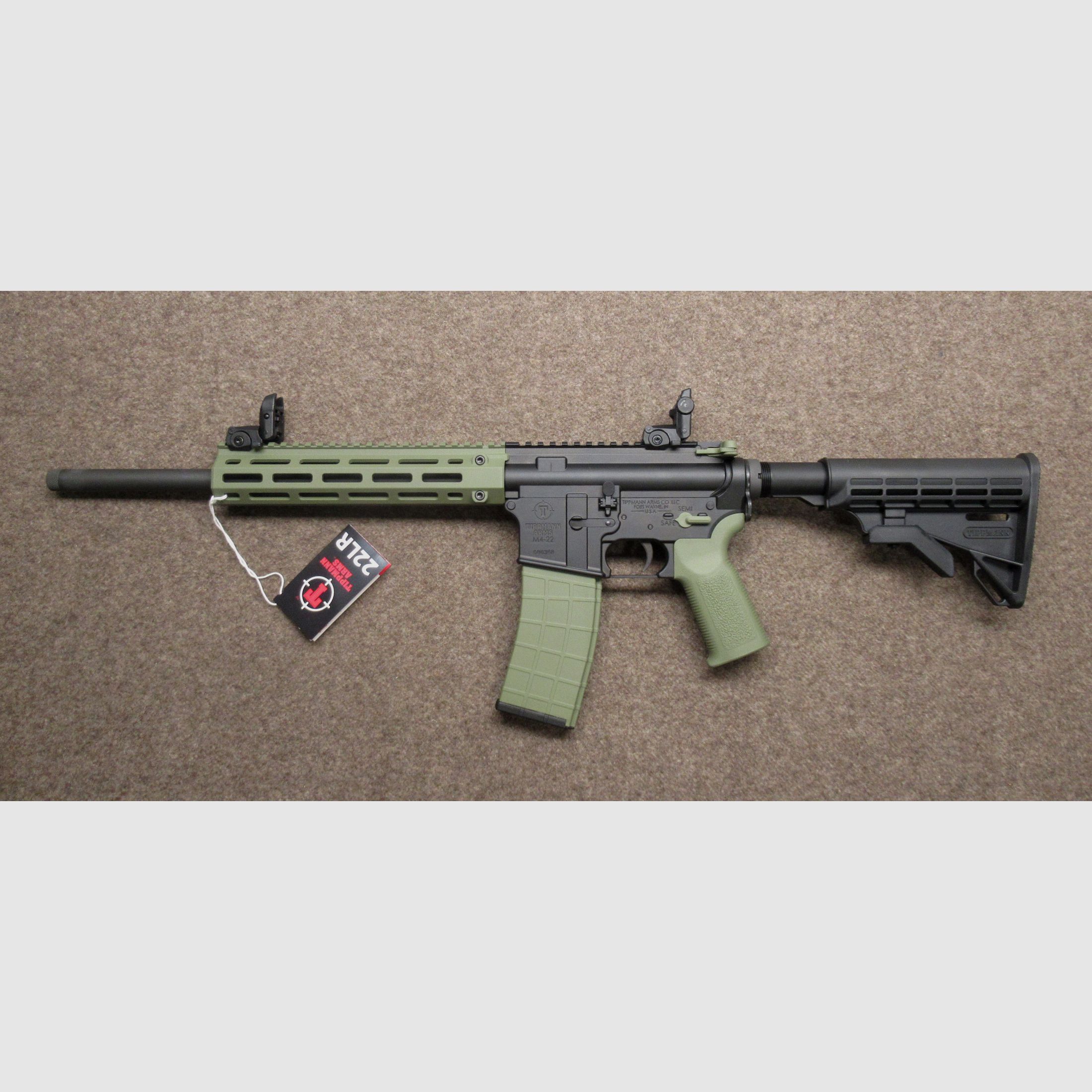 Halbautomatik TIPPMANN ARMS mod. M4-22 OD Green Kal. .22lr, Bild 2 von 2