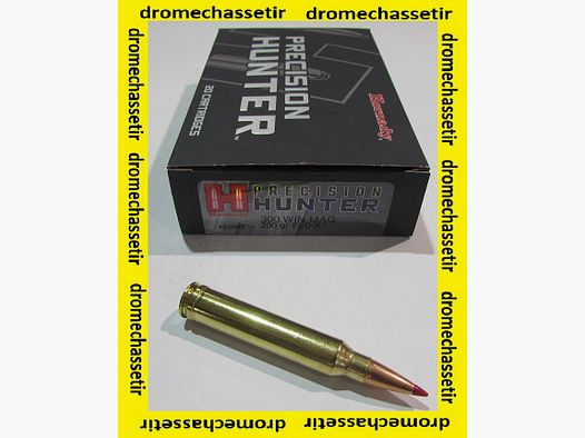 1 boite de 20 cartouches de calibre 300 win mag, Hornady Precision Hunter ELD-X 200 grains,