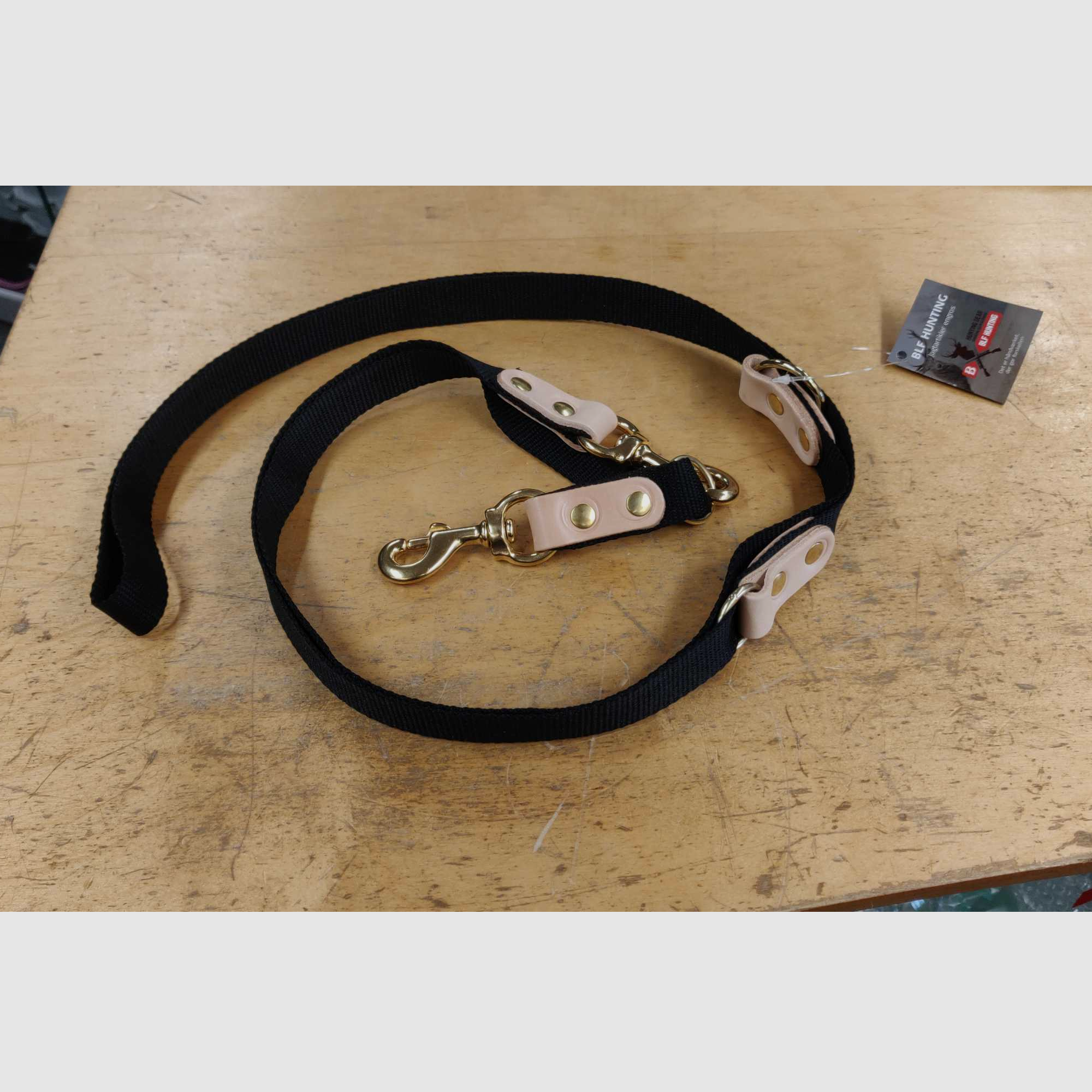 BLF Dressurline Webbing - 25mm x 250cm - Sort