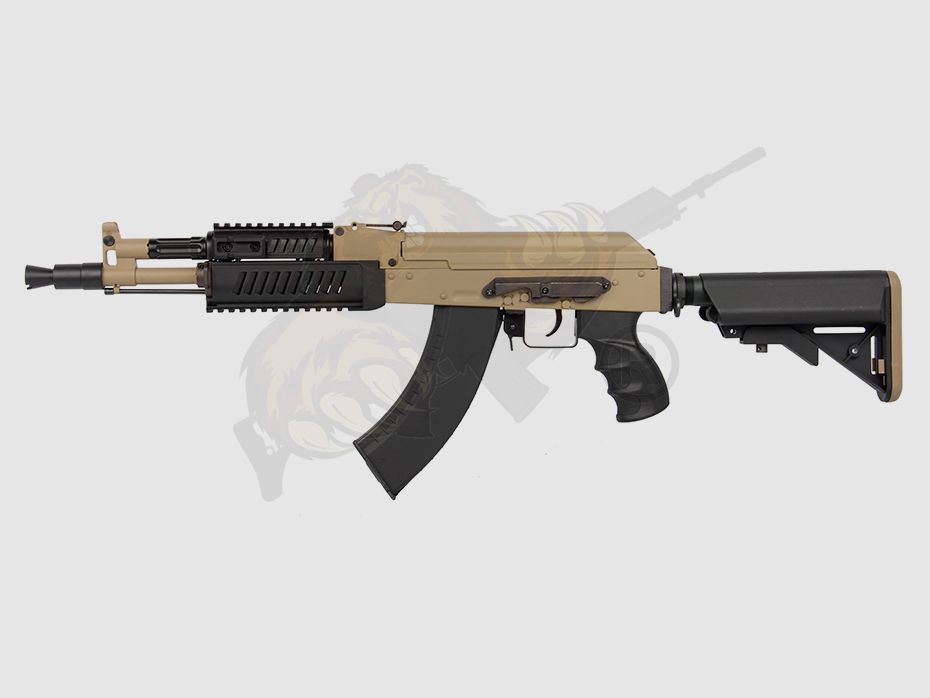 G&G RK104 ETU Crane Airsoft in desert/schwarz - max. 0,5 Joule