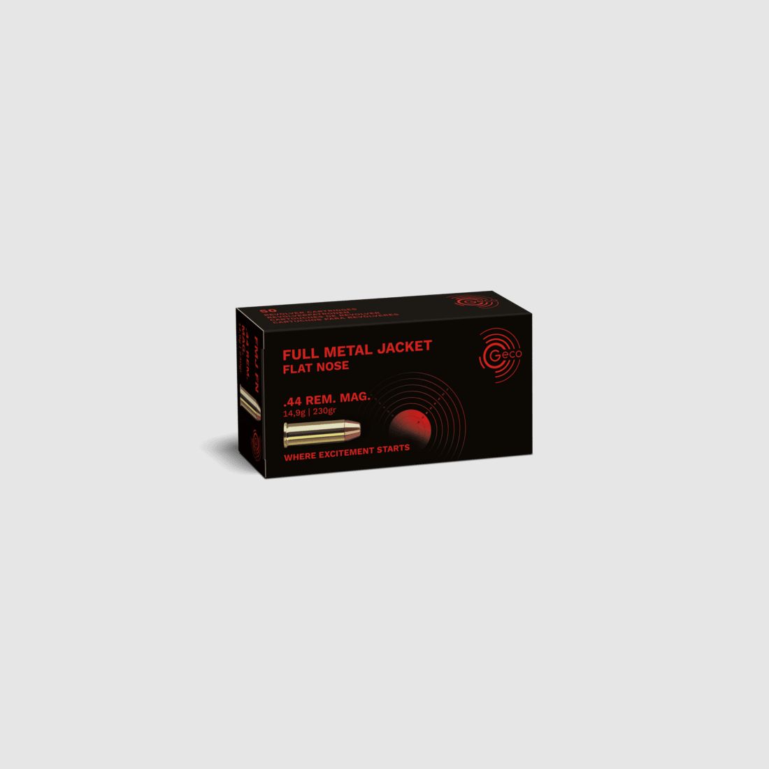 GECO 44 MAGNUM FMJ FN 230GR X50