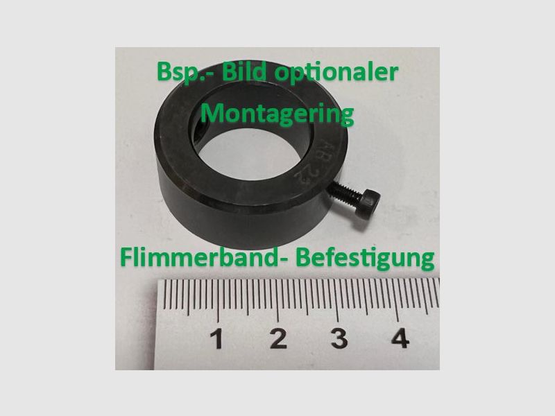 Universal Flimmerband Hitzeband Flimmerschutz Mirage - 50mm Klett in Schwarz