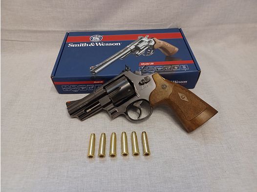 Smith & Wesson M29 - 3" / hochglanzbrüniert / 4,5 mm BB / CO2 / Revolver / OVP (105)