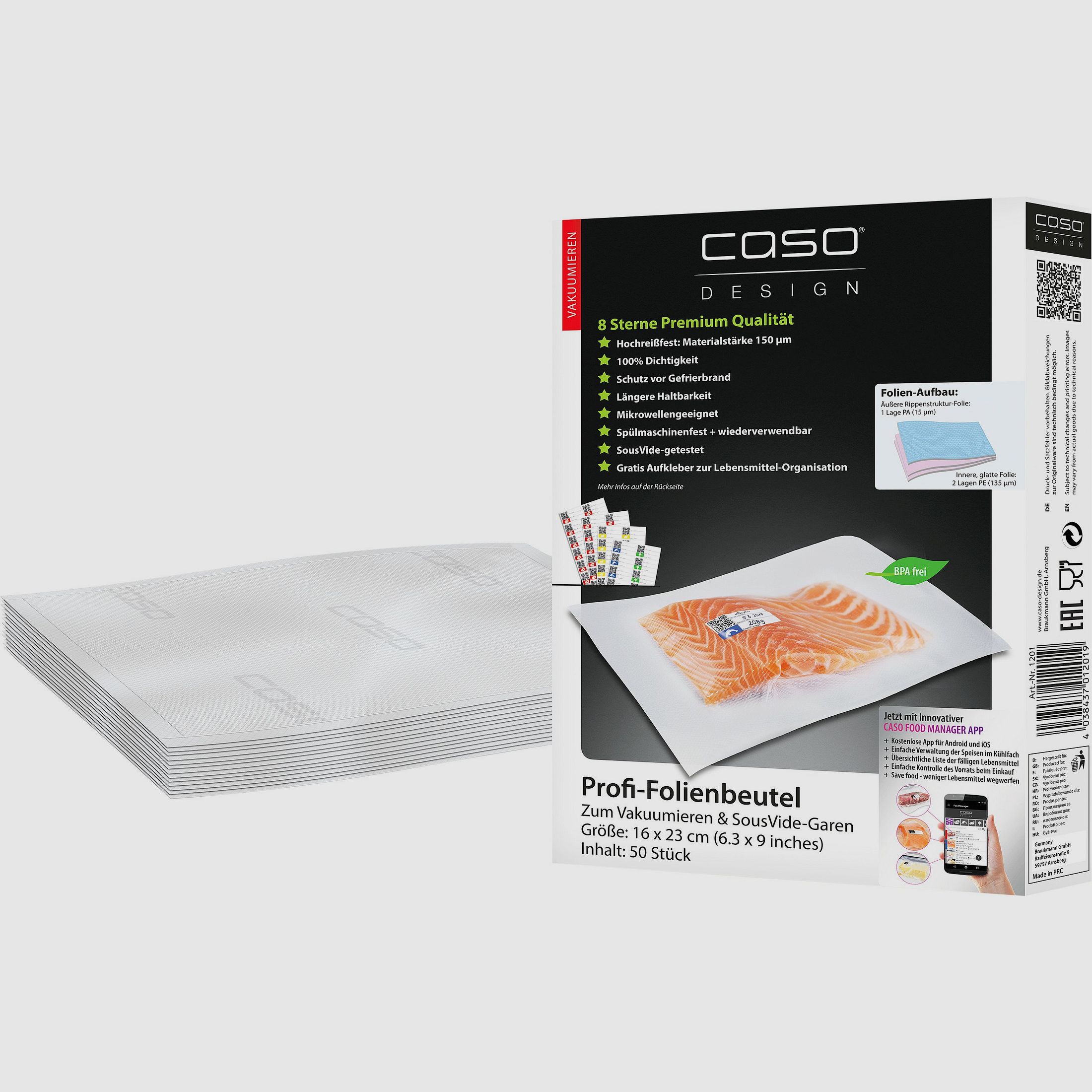 Caso foil bag