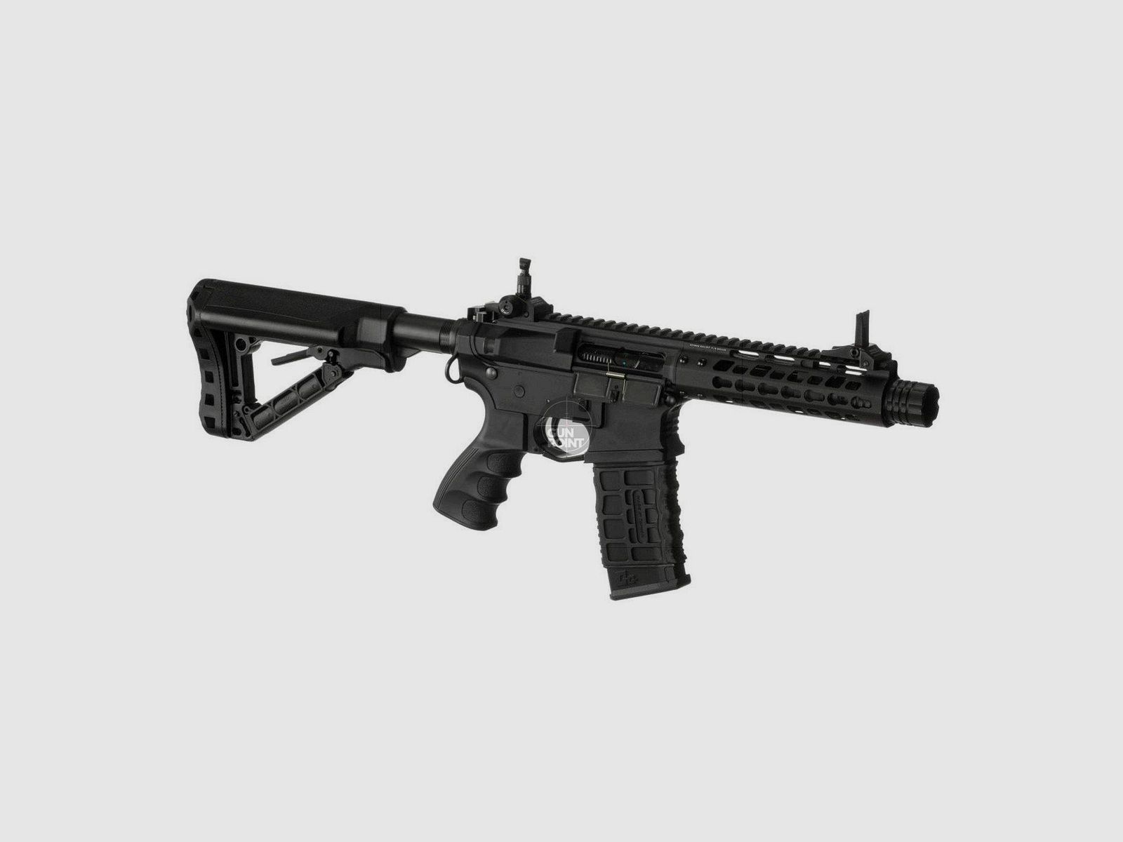 Softair - Gewehr - G&G CM16 E.T.U. Wild Hog 7 Inch Schwarz - ab 14, unter 0,5 Joule