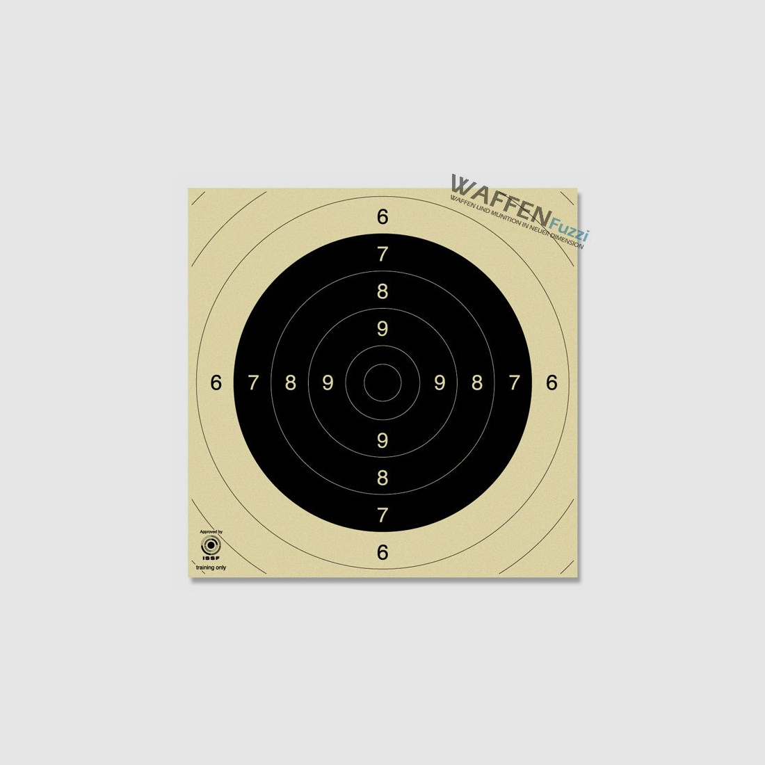 Espejo de pistola espejo KK 100 m espejo BDS para 100 m, 26 x 26 cm, 50 uds.