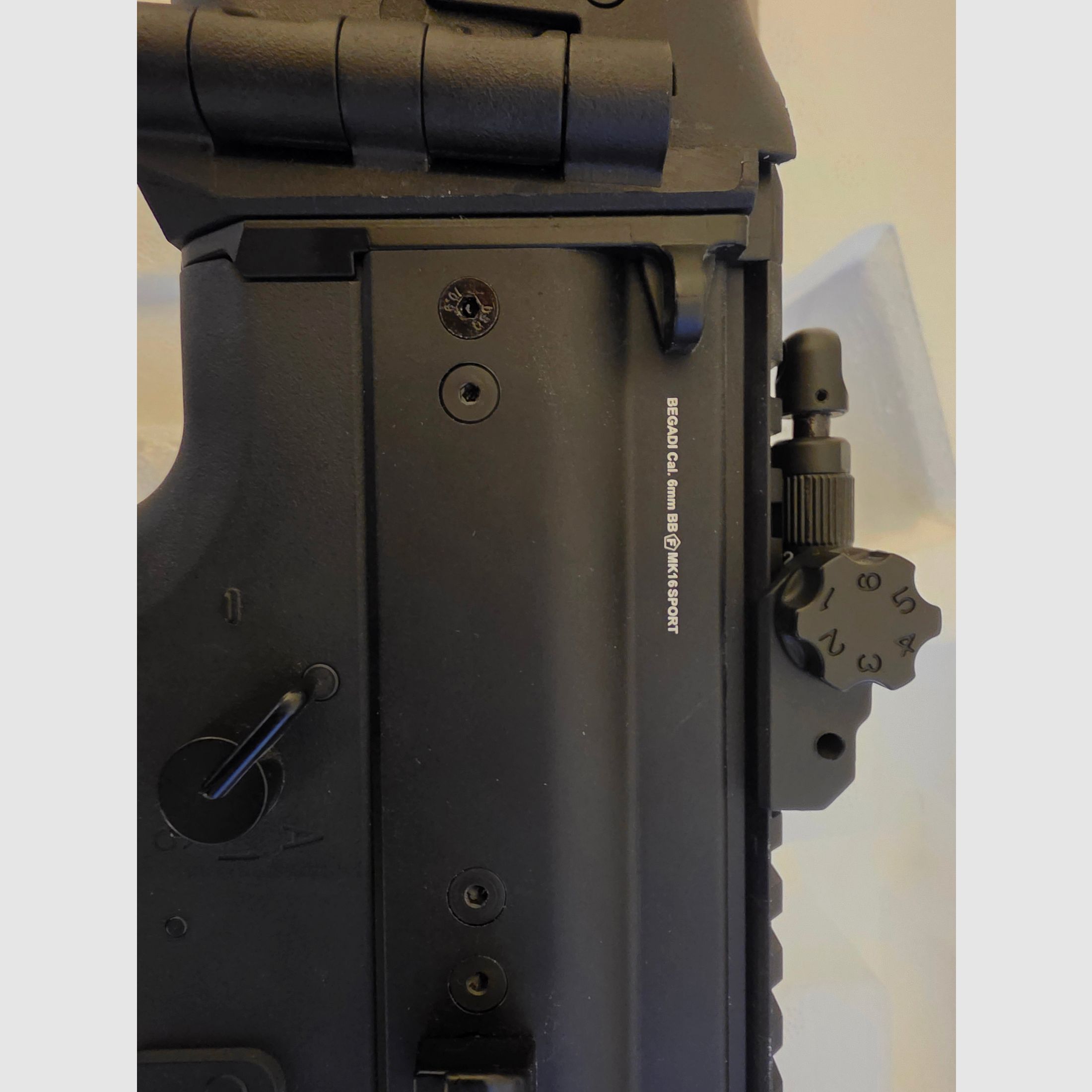 Begadi MK16 Sport (FN SCAR-L) Metall S-AEG – FN Lizenz – Reddot im ACOG-Style & Garantie